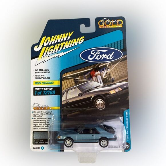 Nwt Johnny Lightning 1986 Ford Mustang SVO 1 in 12,768 - Picture 1 of 2